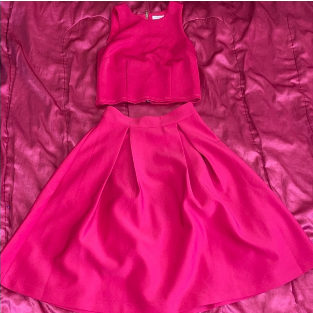 Hot Pink Dress Set